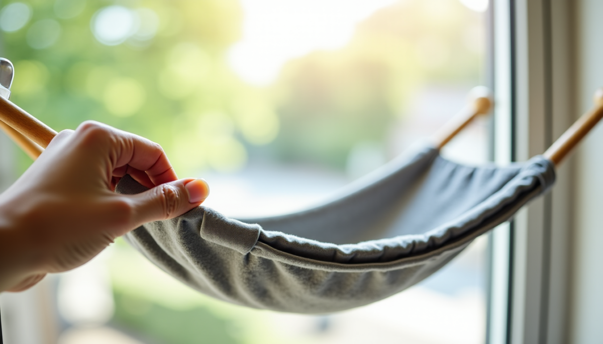 Hamac de fenêtre pour chat : tester la fixation avant l'achat